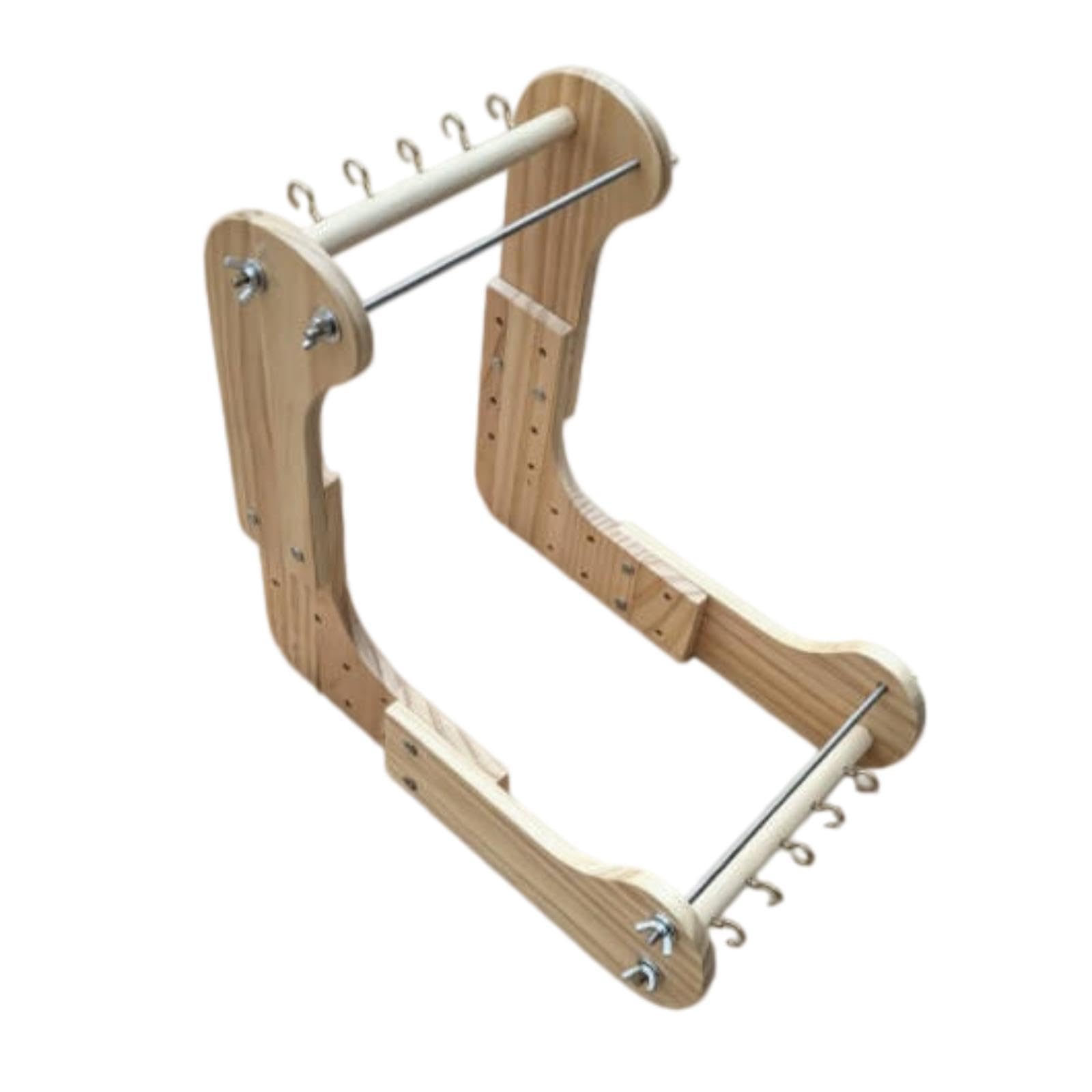 Set di Telaio per Perline Regolabile, Forniture per Gioielli per Adulti, Artigianato E Principianti, Accessori per Perline, Telaio, Legna