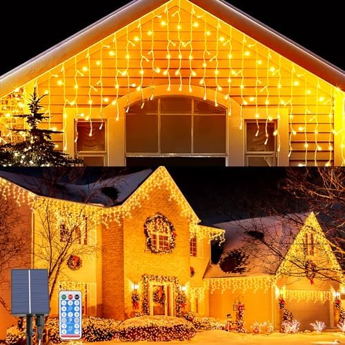 ANSIO® Outdoor Christmas Lights 1000 LED 35m/112ft Icicle Lights