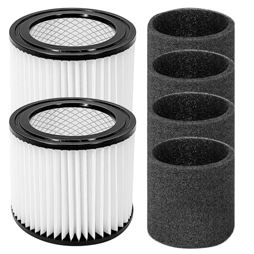 Image of Swellv 90398 Replacement Filter Compatible with Shop-Vac Shop Vac 90398, 90304, 90350, 90333,903-04-00, 9030400, Fits most 5 Gallon and above Wet/Dry Vacuum Cleaners (2 Pack)