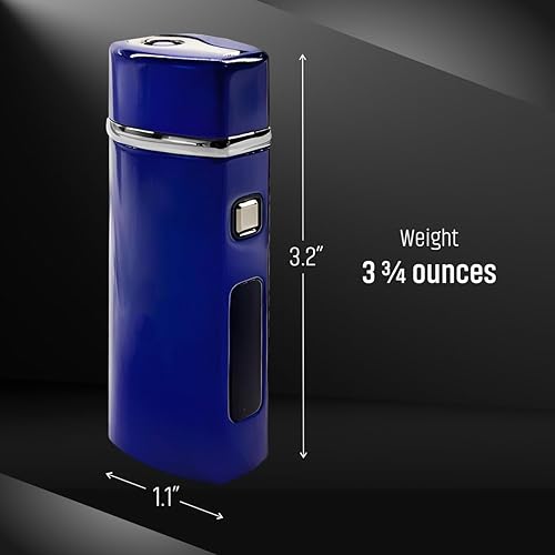 Miniatura 5 de Pocket Provisions Encendedor eléctrico de antorcha  Encendedor de antorcha de cigarrillos de triple llama de chorro a prueba de viento  butano