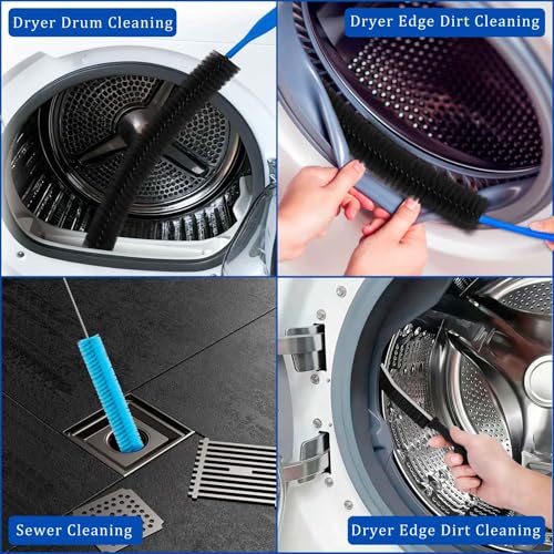 Image of Dryer Vent Cleaner Kit with Dryer Vacuum Hose Attachment