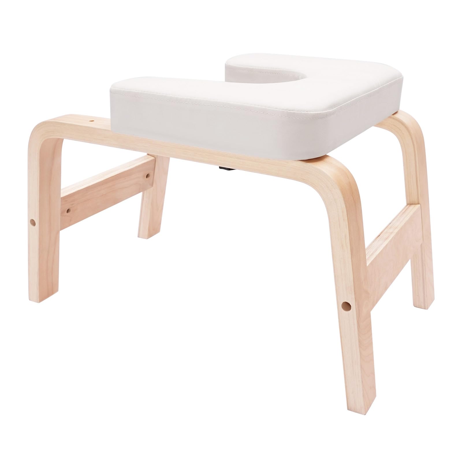 Banco de Yoga Headstand, Soporte Inversión Principiante Profesional, Madera maciza 200kg, Multifunción Sala Dormitorio Balcón, Montaje Fácil 64cm Traducción Chino