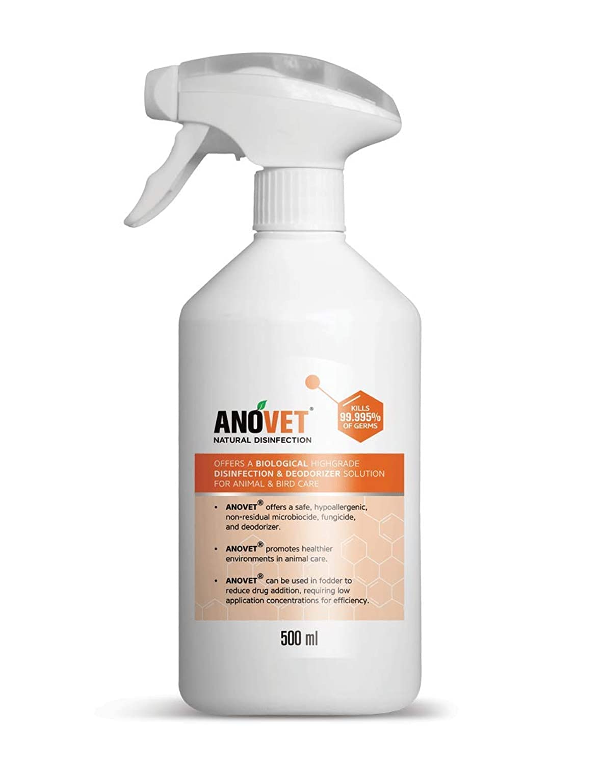 ANOVET Natural Disinfection 500ml Ready To Use Spray