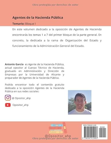Agentes de la Hacienda Pública: Temario Bloque I: Organización del Estado y Funcionamiento de la Adm