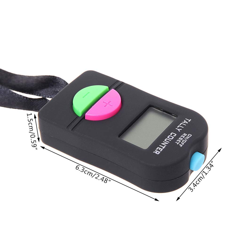 Contador digital manual electrónico de mano para gimnasio