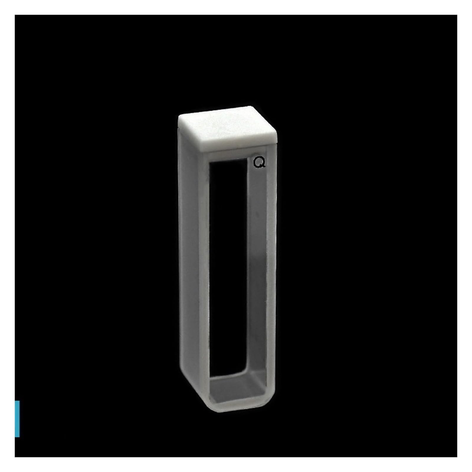 Célula de muestra líquida, Celda de absorción de cuarzo de 10 mm, cubeta de cuarzo de 3,5 ml for espectrofotómetro, proceso de fusión a alta temperatura, paquete de 2