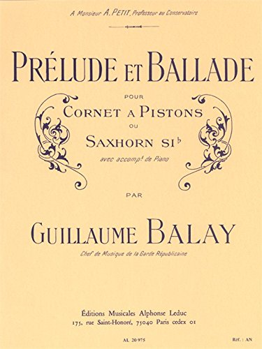 Guillaume Balay: Prelude et Ballade Trompette