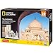 CubicFun Puzzle 3D India Taj Mahal con National Geographic Libretto di Fotografia, 87 Pezzi