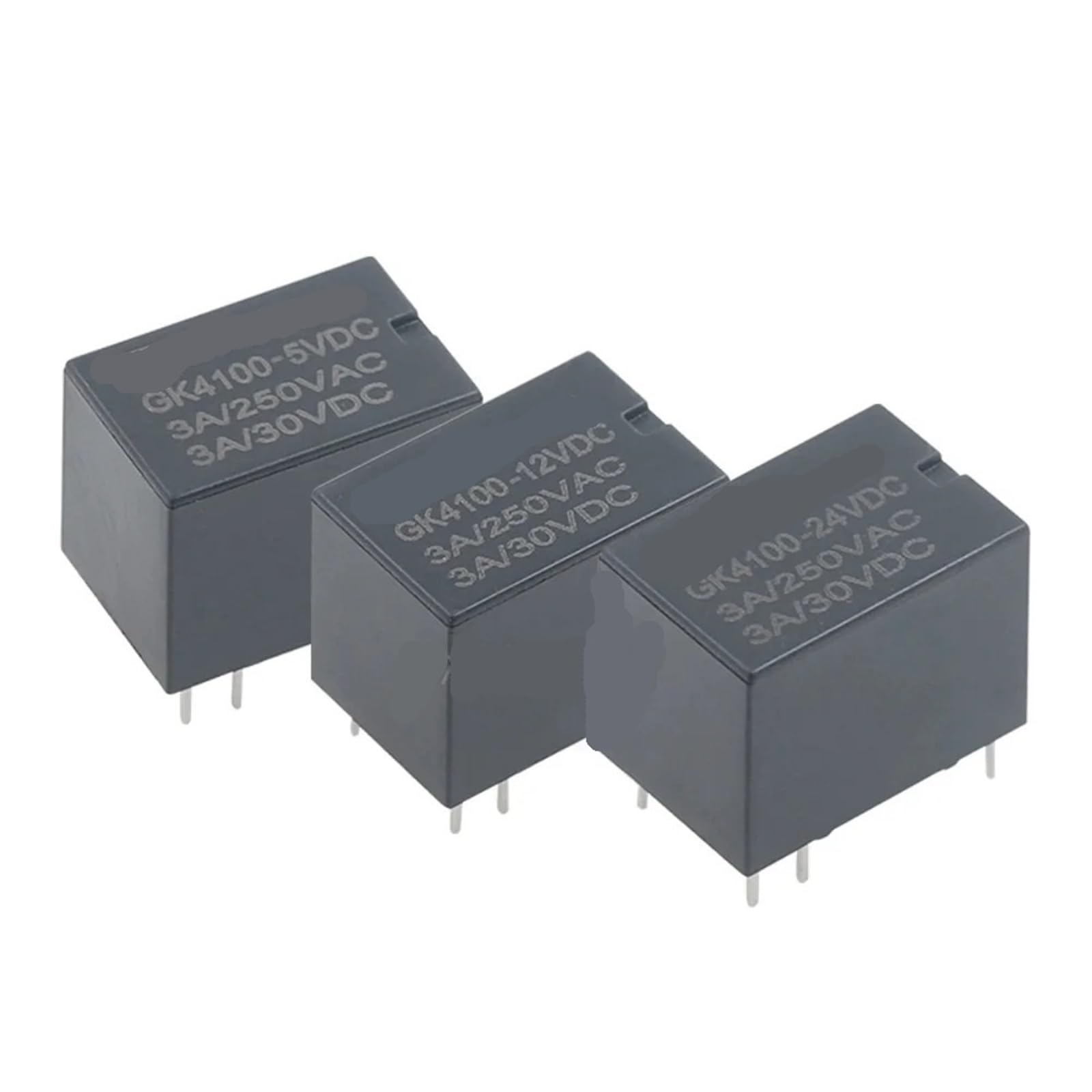 Relé electromecánico GK4100-12VDC interruptor de 6 pines y 0.2W para automatización de circuitos 2