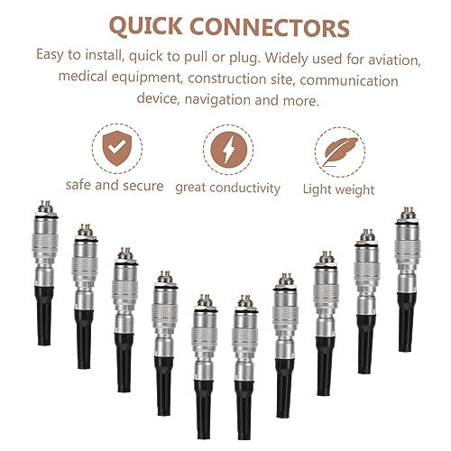 Conector de aviación Holibanna para dispositivos de comunicación miniatura 3