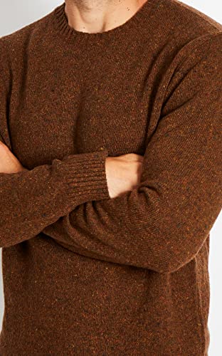 Jack Stuart - Maglione girocollo da uomo, marrone