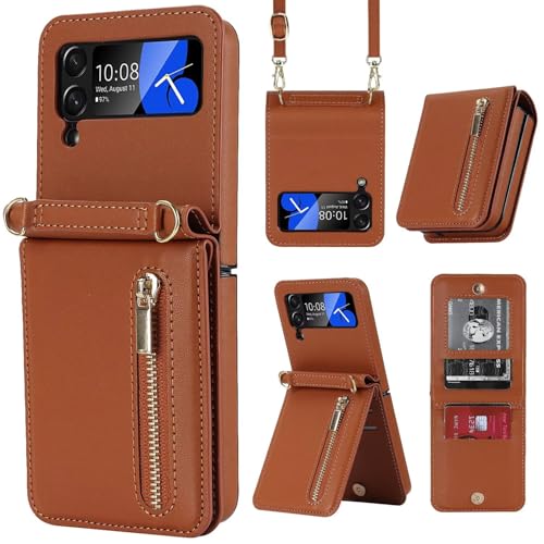 Étui portefeuille pliable pour Galaxy Z Flip 3 résout le manque de poches