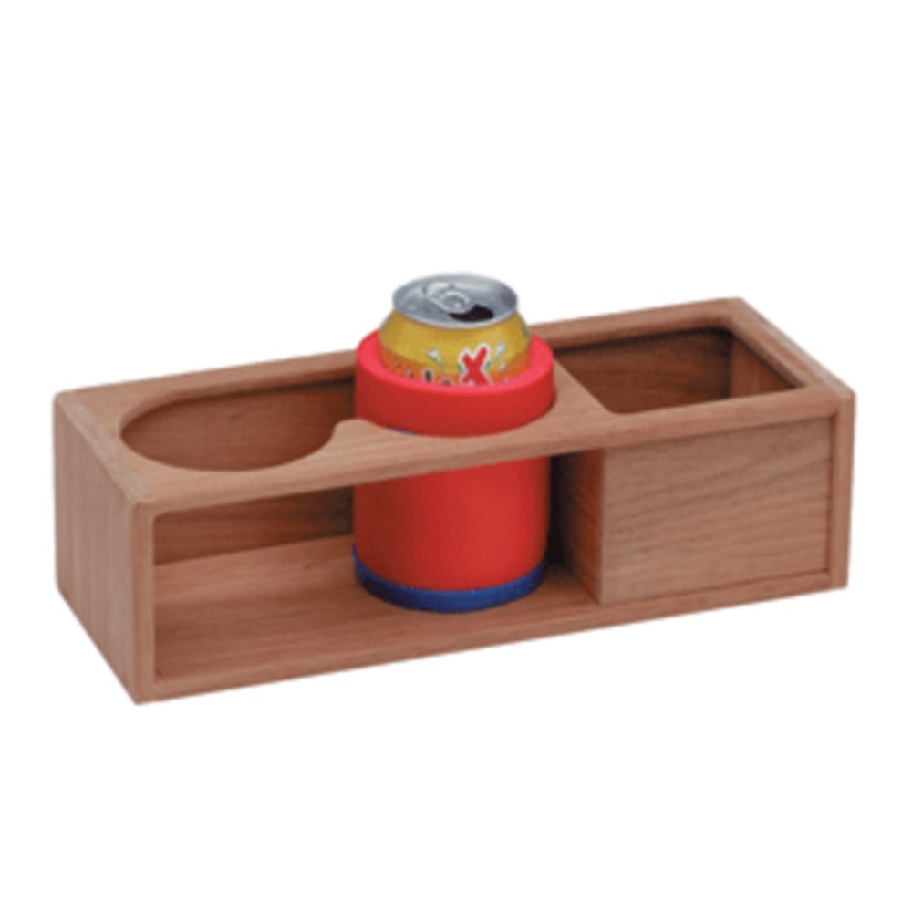 Whitecap Teak Two Insulated Drink/Binocular Rack w/Tray Marine RV Boating Accessories