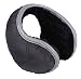 Men / Women's Winter Fleece Lined Compact Ear Muff Warmer,Black2