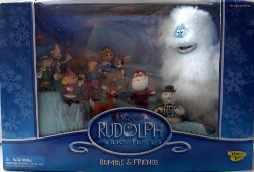 Rudolph and The Island Of Misfit Toys Figure Set - Bumble and Friends