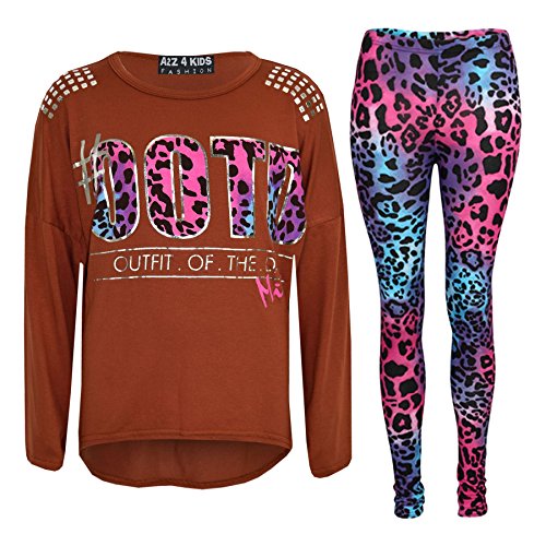 Top manches longues et legging #OOTD mode fille 7-13 ans