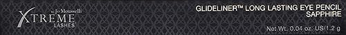 Miniatura 4 de Xtreme Lashes GlideLiner - Lápiz de ojos de larga duración con sacapuntas, zafiro, 0.04 onzas, maquillaje impermeable, fórmula de gel, mezclable, a