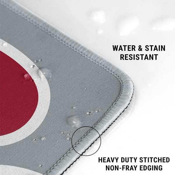 Skinit Extra Large Gaming Mouse Pad - Officially Licensed WSU Cougars Logo Design with Stitched Edges, Waterproof, Non-Slip Rubber Base, Desk Mat for Keyboard & Mouse, 35.75" x 15.4" inches
