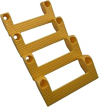 Sxmrmnx Soporte de cinta métrica para almacenamiento de herramientas para organización de garaje, soporte de herramientas para herramientas eléctricas en escalera, banco de trabajo, 4 unidades, color