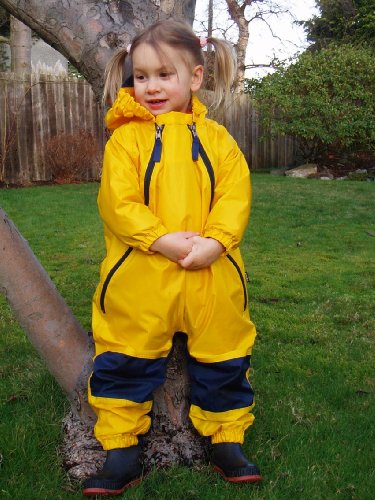 Tuffo Little Boys' Toddler Muddy Buddy Overalls, Yellow, 4T