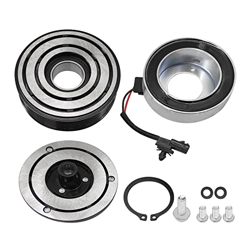 Saihisday AC Compressor Clutch Replacement Compressor Clutch Coil Assembly Kit Compatible with Nissan Maxima Nissan Murano Nissan Quest Nissan Pathfinder 3.5L