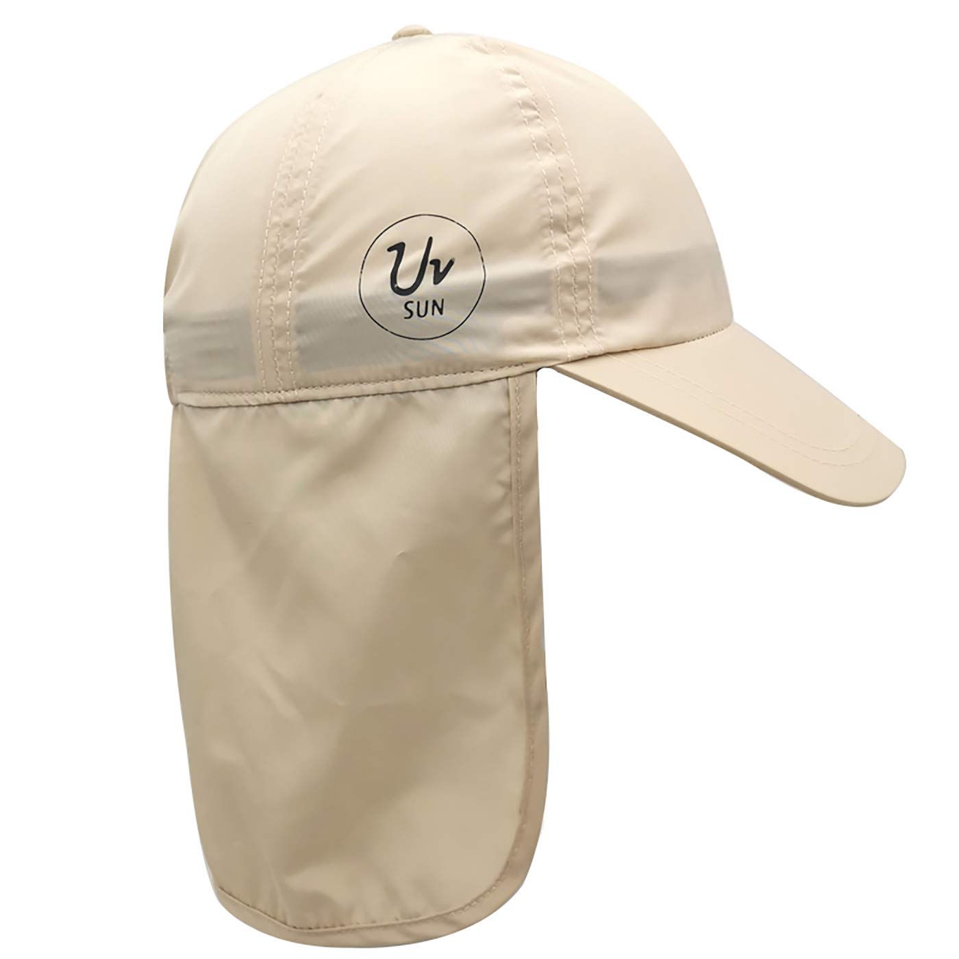 MFAZ Morefaz Ltd Kids Junior Legionnaire Baseball Cap Boy Girl Children UV UPF 50+ Sun Protection (Beige)