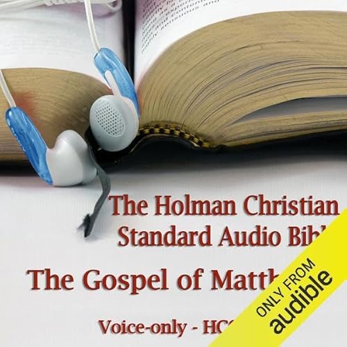 Page de couverture de The Gospel of Matthew: The Voice Only Holman Christian Standard Audio Bible (HCSB)
