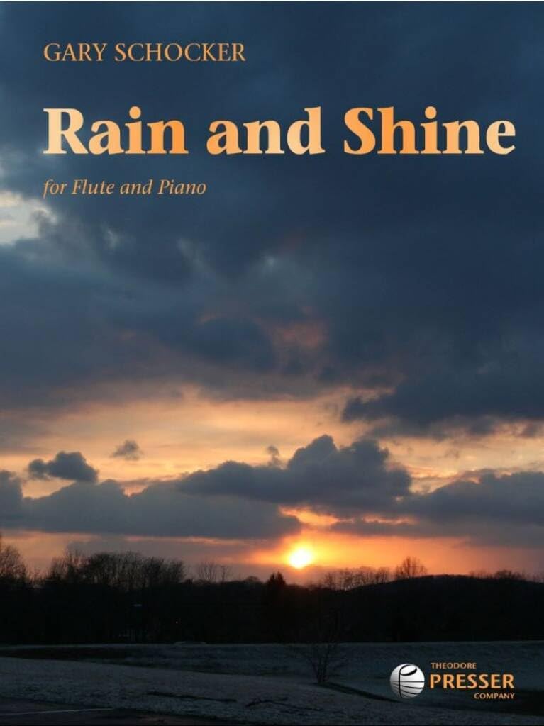 Flûte traversière livre et partition Rain and shine pour jouer à la maison