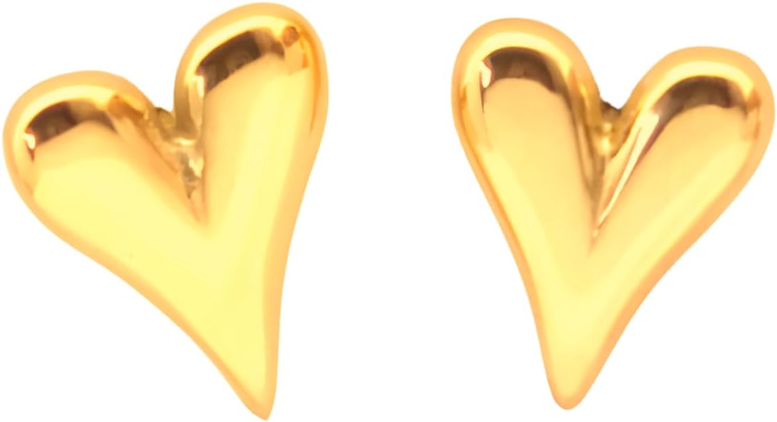 SALTY CALI- Gold and Silver Plated Stud Earrings for Women- Statement Jewelry