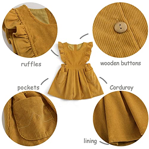 Simplee kids Toddler Girl Casual Dress for Spring Girls Skrit with Pocket4