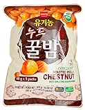 Wang Organic Roasted & Peeled Chestnut 군밤 300 g (2.11 oz x 5 pks)