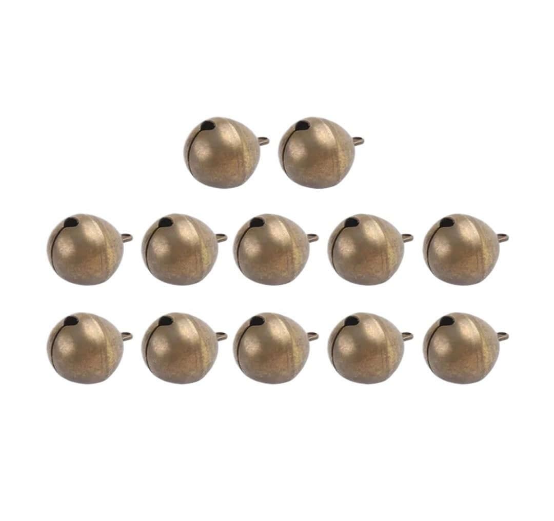 Christmas Bells 20pcs Metal Bells Festive Decor Joyful Ambiance Lively Sound Classic Bell Design for Christmas Decor