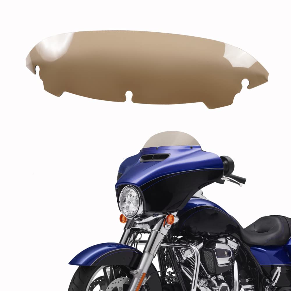 4.5" Tint Wave Windshield Windscreen Compatible for 2014-2021 Harley Davidson Touring Street Glide Electra Glide FLHT FLHTCU Ultra Classic Glide FLHX FLHTK Tri Glide