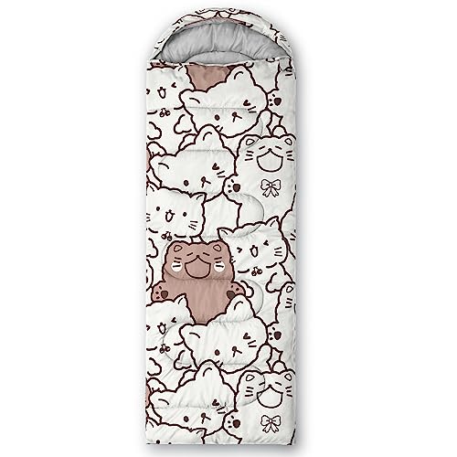 CVHOUSE Bolsa de Dormir para Camping, 3 Temporadas, Ligera, Impermeable, para Adultos y Niños miniatura 5