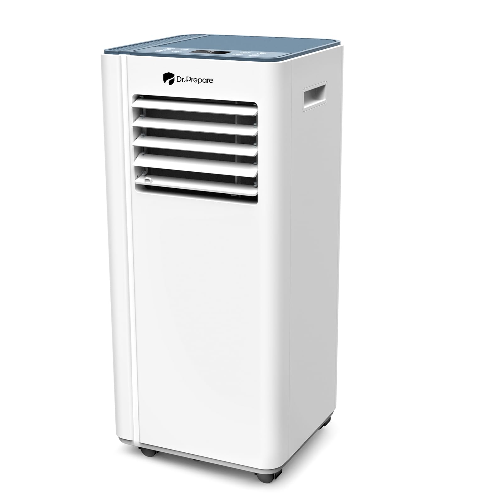 DR.PREPARE8,000 BTU Portable Air Conditioner, Cooling, Dehumidifier, Fan & Sleep Modes 4-in-1 Portable AC w/Remote Control & 67'' Window Kit, Cools Up To 300 sq. ft, 1-24H Timers