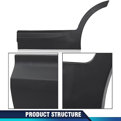 Miniatura 4 de PIT66 Guarnición para puerta delantera izquierda del lado del conductor compatible con Santa Fe Sport 2013-2018 87721-4Z000, 877214Z000