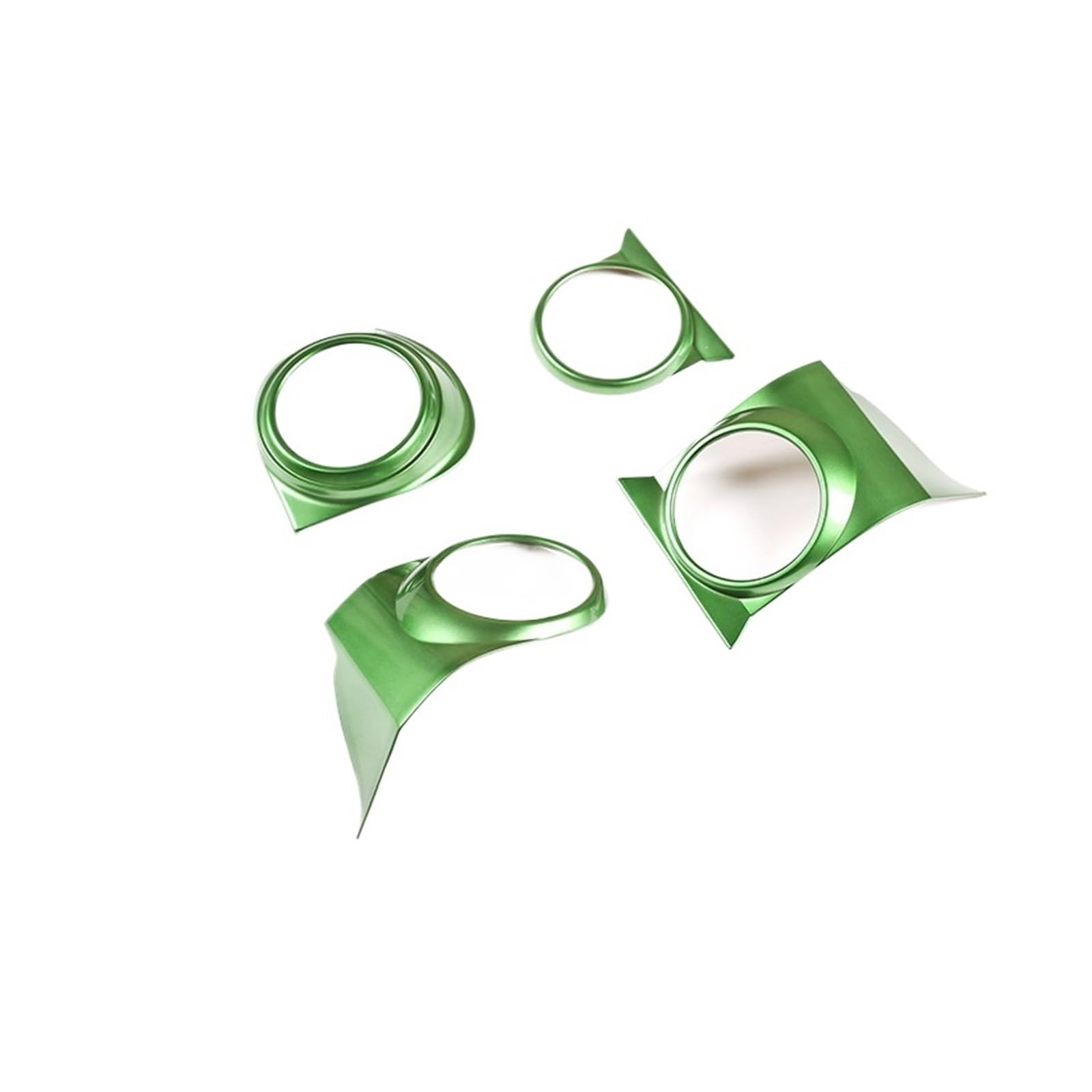 Auto Interior for Toyota for Tacoma 2016-2021 Car Central Control Air Conditioning Air Outlet Frame Cover Decorative Sticker(Green)