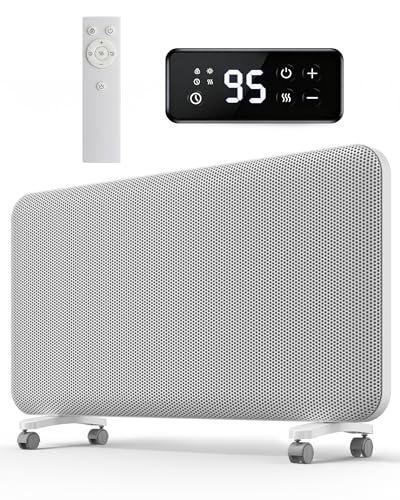 YEW Convection Infrared Space Heaters, 1500W Electric Heater with Whole-Room