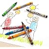 Cra-Z-Art 96ct Crayons in Flip-Top Box with Sharpener