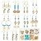 SUNNYCLUE DIY Ohrring-Set Ocean Theme – 12 Paare, Mit Anhängern, Perlen & Zubehör