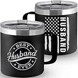 Livinges Best Husband Ever Tumbler 14oz, Hubby...