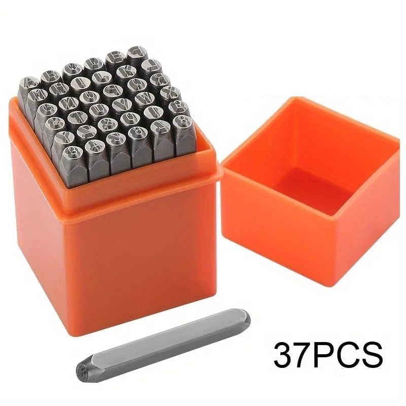 Modelos de letras de acero Punzones de números y letras acero | 1 (1/8 pulgada) 3 mm