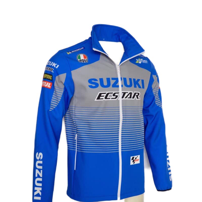 Hoodies Jacke Rennanzug Cardigan für Su-ZUki Herren Jugend Zip Sweatshirt Radsportbekleidung Motorrad Teenager/A/XL