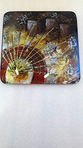 Idellia Dessous DE Plat en Verre TREMPE