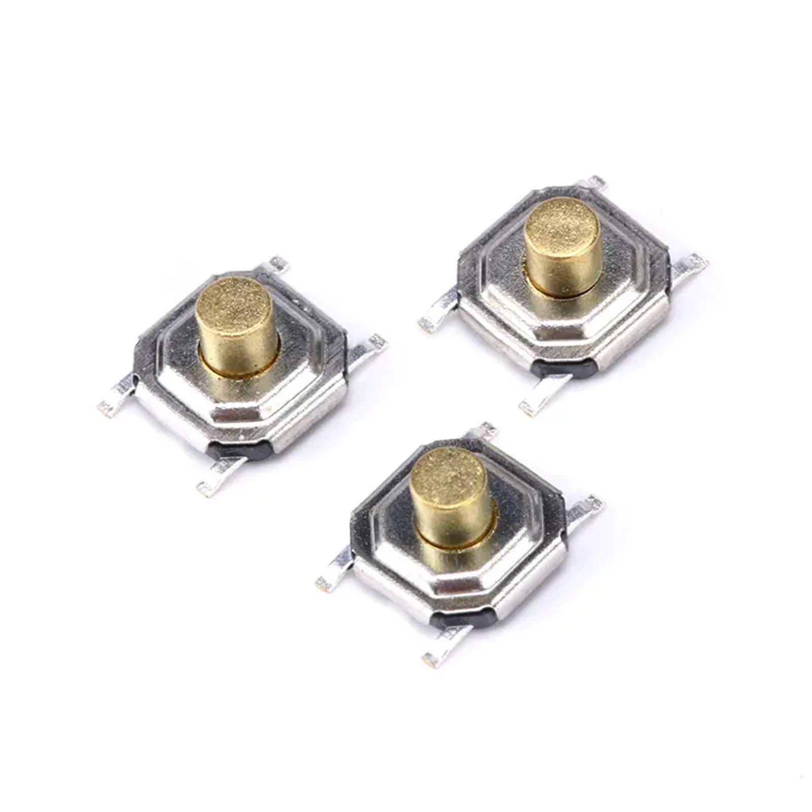 Lot de 20 micro-interrupteurs tactiles 4 x 4 x 3 mm, 4 x 4 x 3, 4 broches/pieds SMD