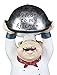 Ebros Master Bistro Chef Holding Melting Dome Tray Statue 14