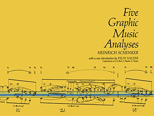 Five Graphic Music Analyses (Dover Books On Music: Analysis)