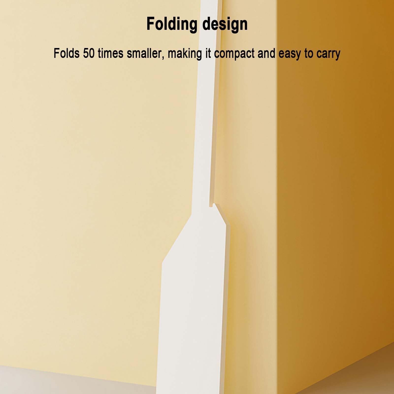 Pantallas de privacidad plegables con estantes de almacenamiento, pantalla de privacidad plegable de papel para interiores con iluminación, divisor de habitación retráctil de papel para separación de