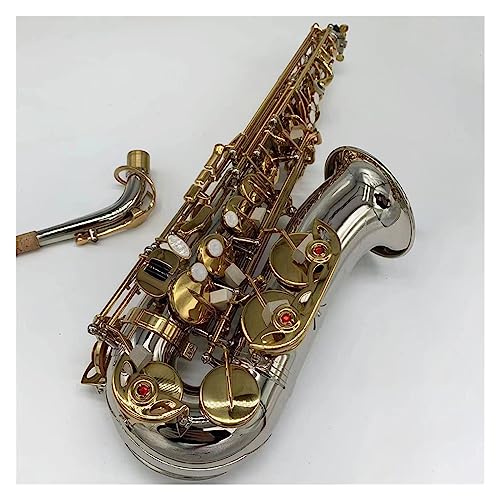 Amazon | プロアルトサックス真鍮銀メッキ風楽器深彫りパターン