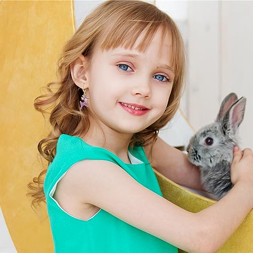 10/20 Pairs Gold Hoop Dangle Earrings For Girls Gold Hoop Earrings With Charms 14k Gold Huggie Hoop Earrings3